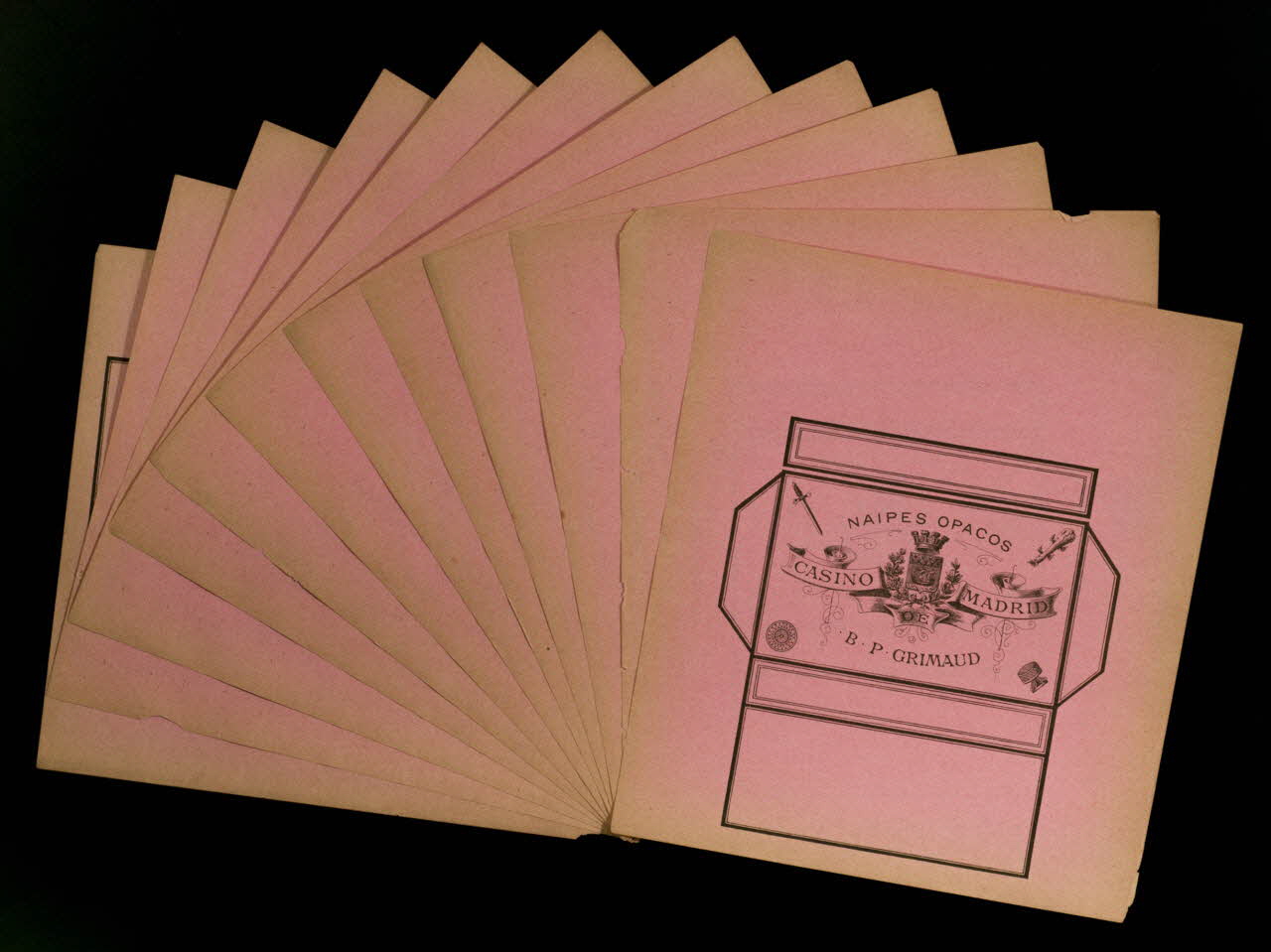 cartes à jouer NAIPES OPACOS  CASINO  DE  MADRID  .B.P. GRIMAUD 1967.185.588.1/12 Photo