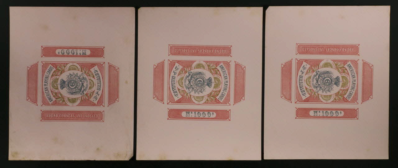 cartes à jouer AMERICAN PLAYING CARDS  .B.P. GRIMAUD. 1967.185.590.1/3 Photo