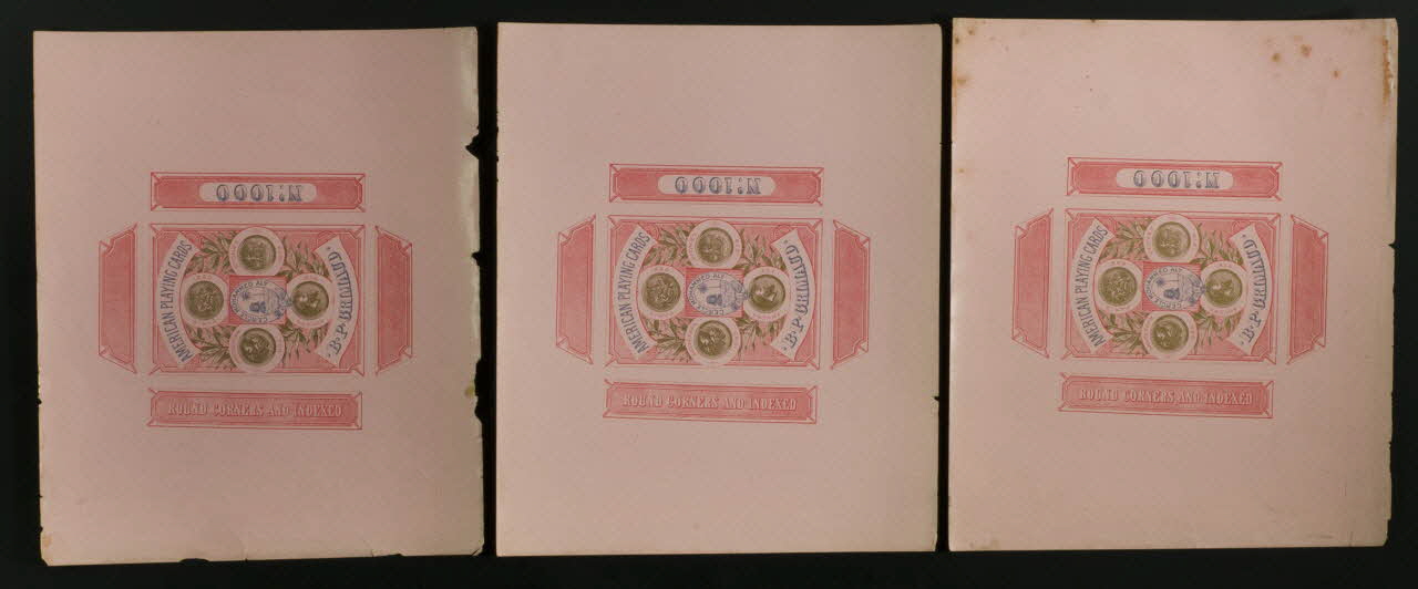 cartes à jouer AMERICAN PLAYING CARDS  .B.P. GRIMAUD. 1967.185.592.1/3 Photo