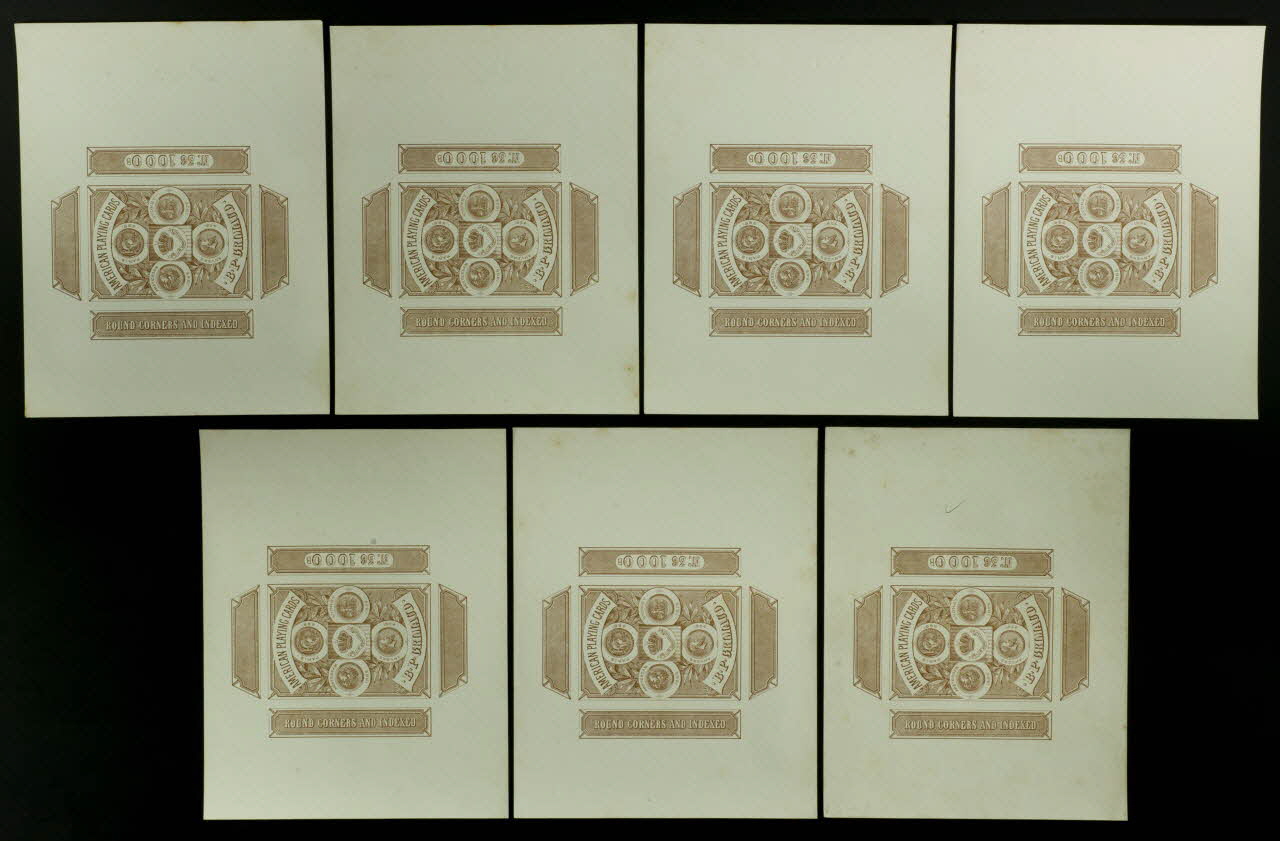 cartes à jouer AMERICAN PLAYING CARDS  .B.P. GRIMAUD. 1967.185.594.1/7 Photo