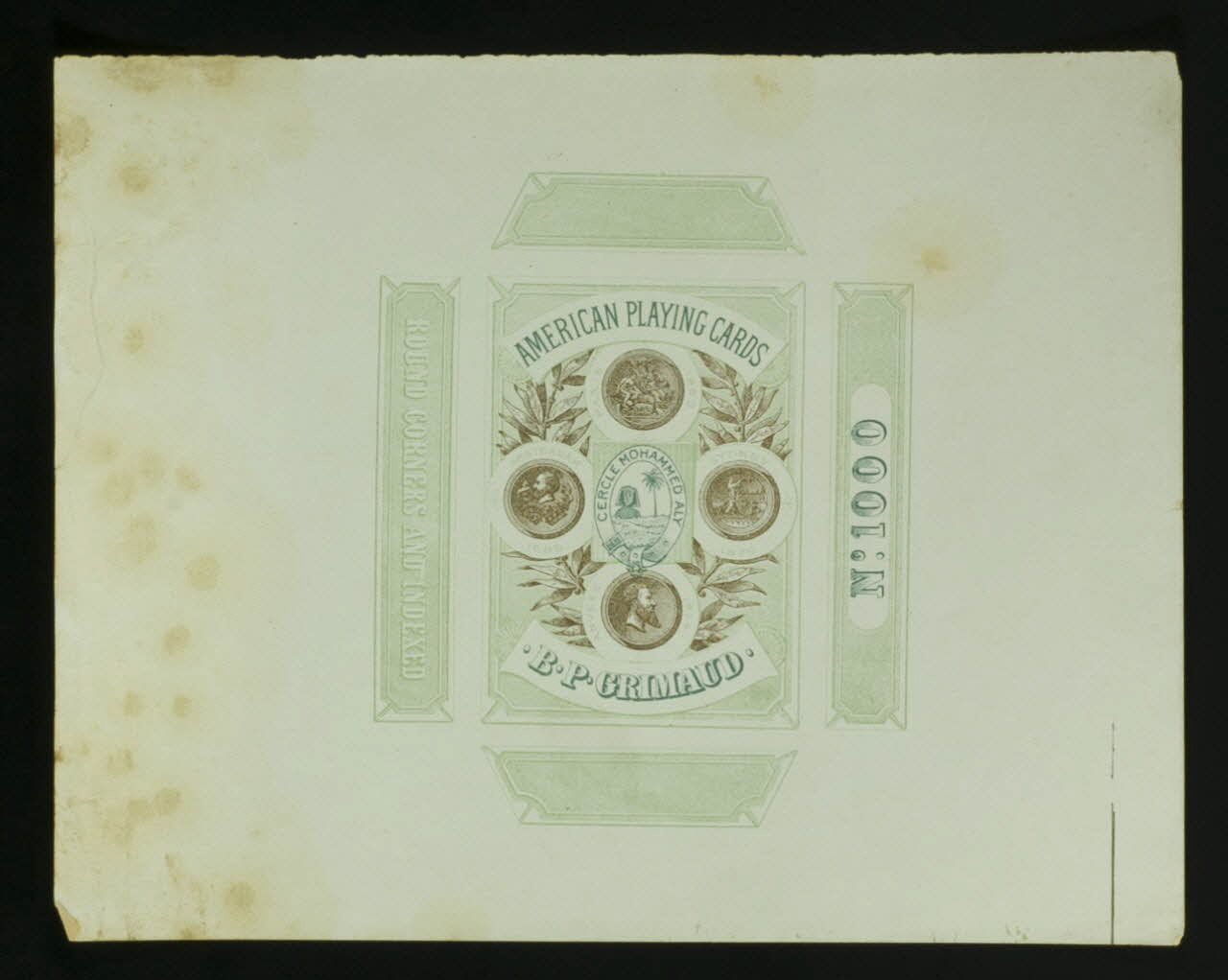 cartes à jouer AMERICAN PLAYING CARDS 1967.185.595 Photo