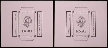 cartes à jouer CERCLE MOHAMMED ALY  BACCARA 1967.185.600.1/2 Photo