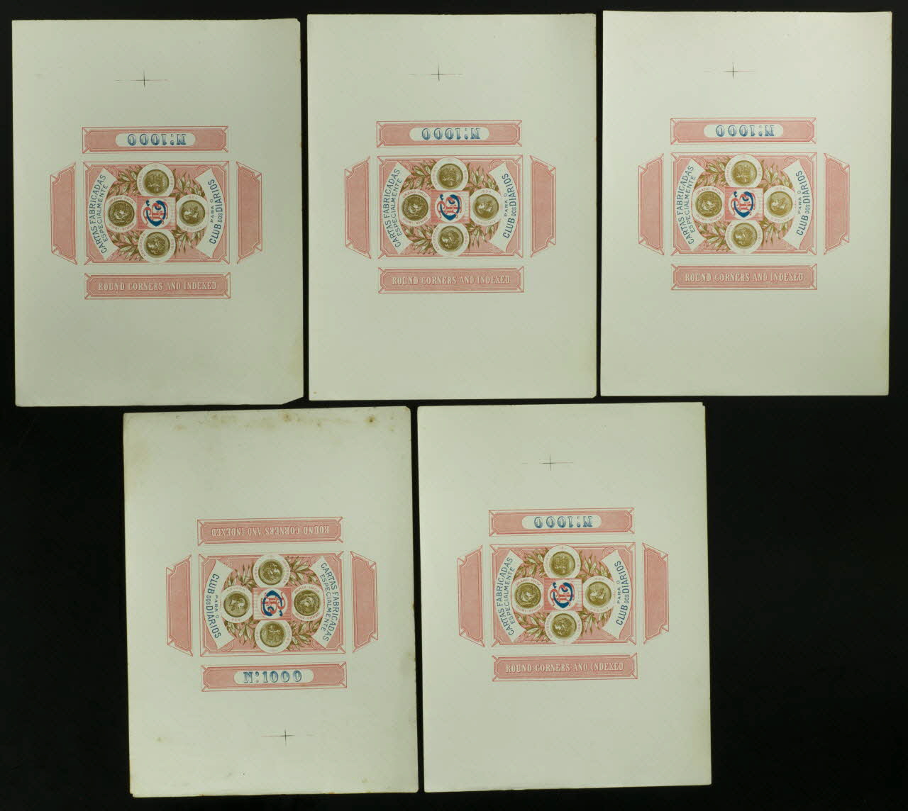 cartes à jouer CARTAS FABRICADAS  ESPECIALMENTE 1967.185.612.1/5 Photo