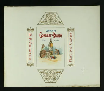 cartes à jouer Genuine  GONZALEZ'S BRANDI  Best purest 1967.185.619  Photo