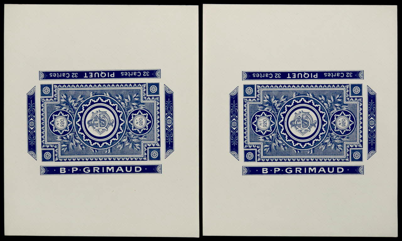 cartes à jouer B.P. GRIMAUD 1967.185.685.1/2 Photo