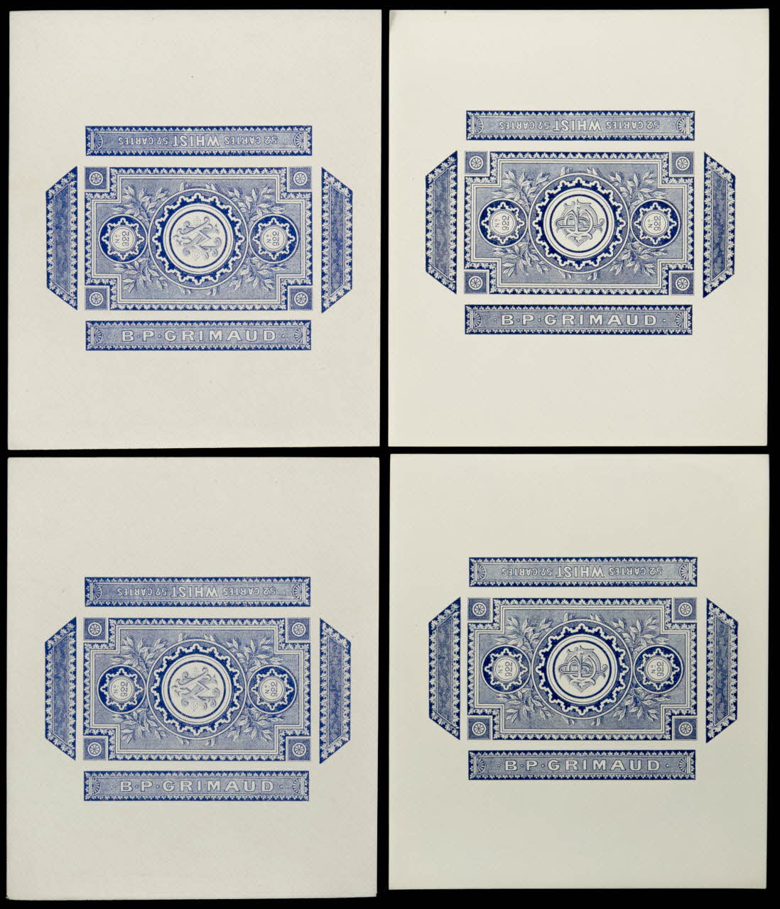 cartes à jouer B.P. GRIMAUD 1967.185.687.1/4 Photo