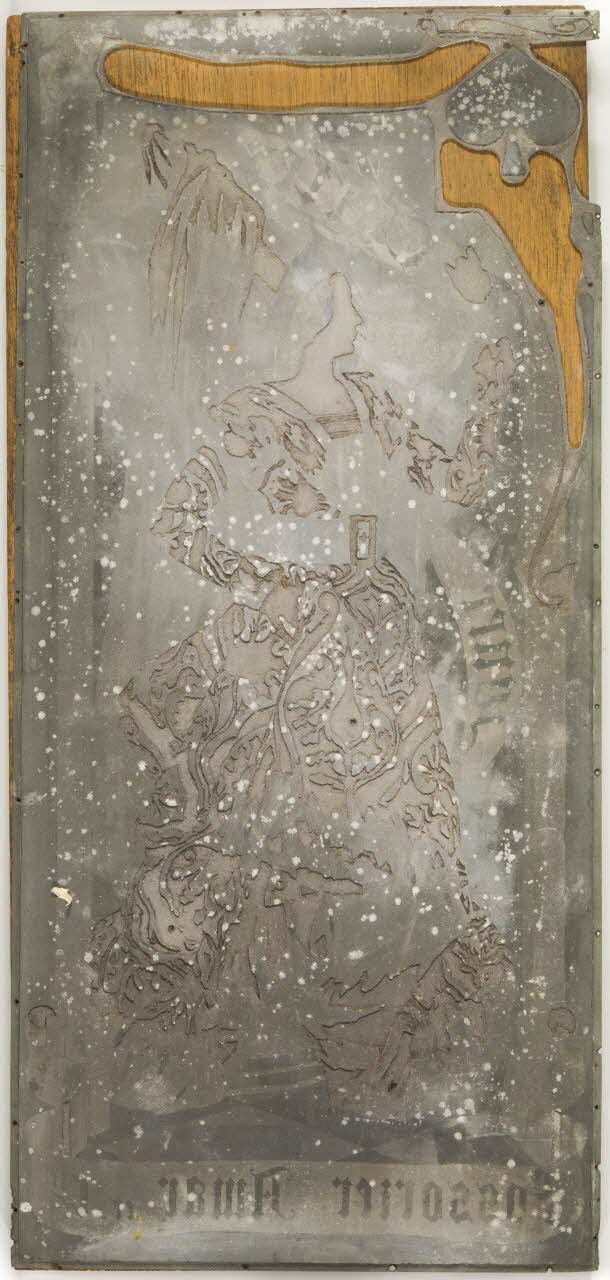 élément d'impression Dame de pique 1967.185.69 Photo