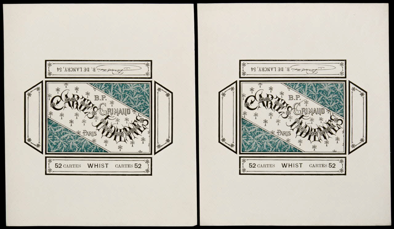 cartes à jouer B.P. GRIMAUD  CARTES INDIENNES  PARIS 1967.185.700.1/2 Photo