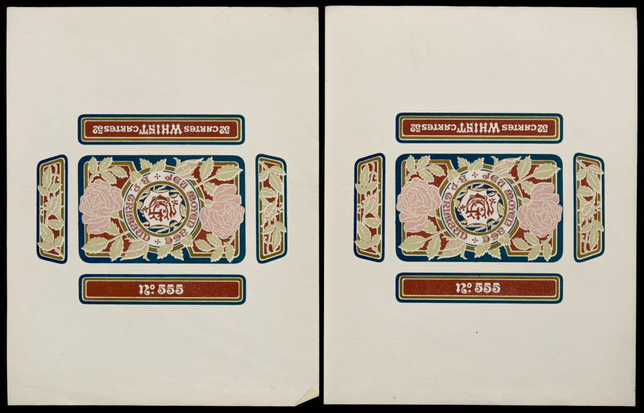 cartes à jouer JEU MOYEN AGE  B.P. GRIMAUD 1967.185.701.1/2  Photo