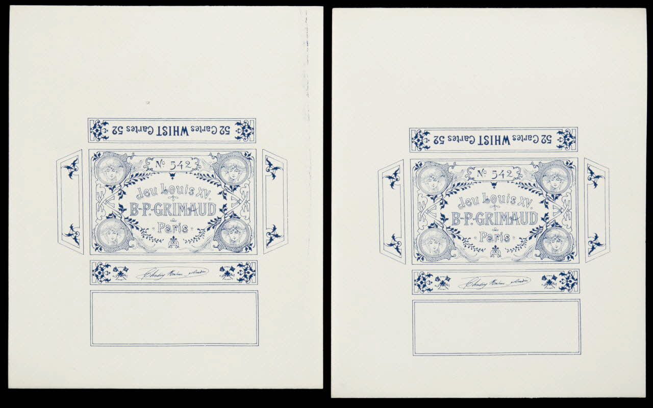 cartes à jouer Jeu Louis XV.  B-P.GRIMAUD  Paris 1967.185.705.1/2 Photo
