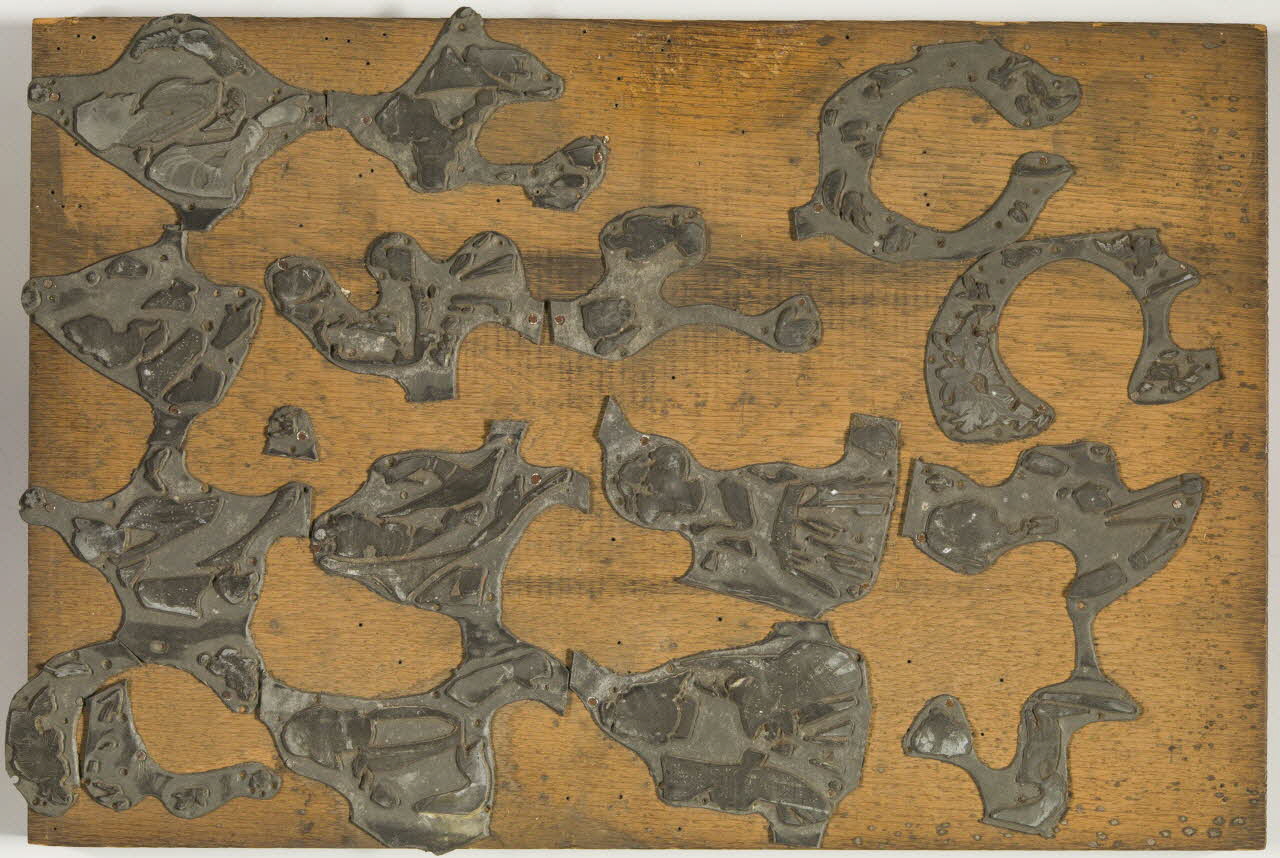 élément d'impression Stéréotype de cartes à jouer 1967.185.71 Photo