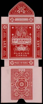 cartes à jouer B.P. GRIMAUD  PARIS  LUX  PLAYING  CARDS 1967.185.745.2 Photo