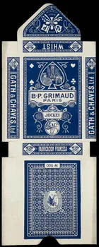 cartes à jouer B.P. GRIMAUD  PARIS  JOCKEY 1967.185.753.2 Photo