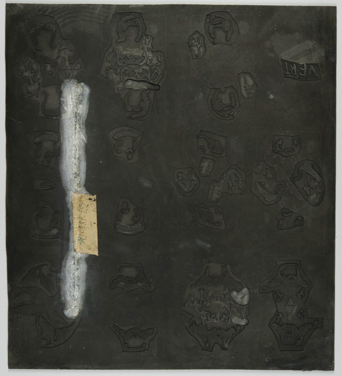 plaque de cuivre Figures de cartes à jouer 1967.185.76 Photo