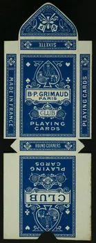 cartes à jouer B.P. GRIMAUD  PARIS  CLUB  PLAYING  CARDS 1967.185.768.1  Photo