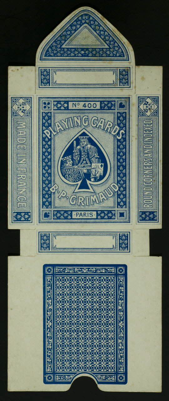 cartes à jouer PLAYING CARDS  B.P. GRIMAUD 1967.185.791 Photo