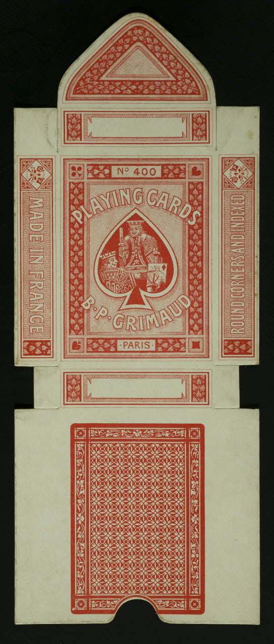 cartes à jouer PLAYING CARDS  B.P. GRIMAUD 1967.185.792 Photo