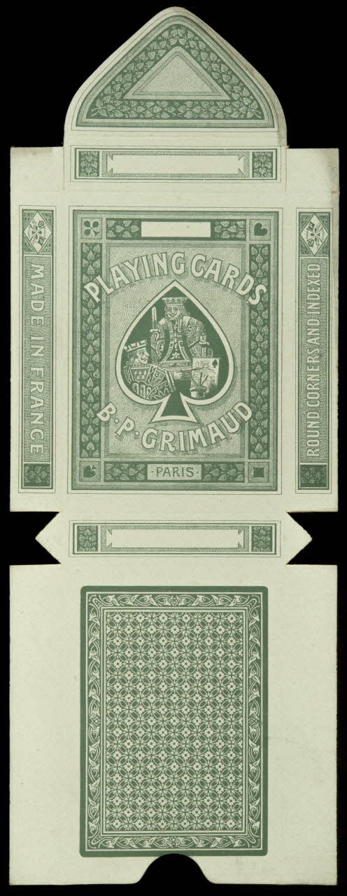 cartes à jouer PLAYING CARDS  B.P. GRIMAUD  PARIS 1967.185.802.2 Photo