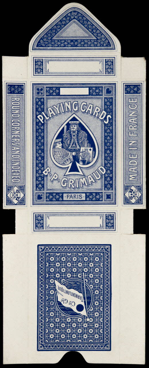 cartes à jouer PLAYING CARDS  B.P. GRIMAUD  PARIS 1967.185.805.3 Photo