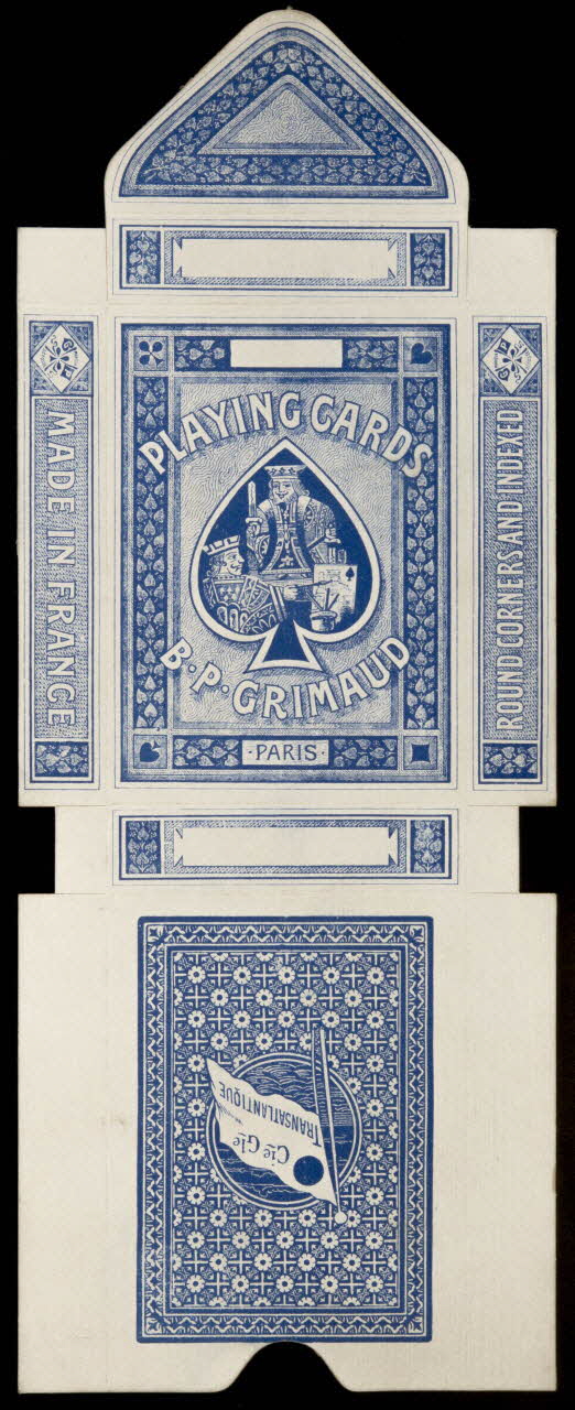 cartes à jouer PLAYING CARDS  B.P. GRIMAUD  PARIS 1967.185.805.4 Photo