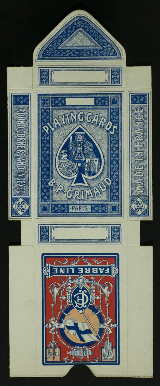 cartes à jouer PLAYING CARDS  B.P. GRIMAUD  PARIS 1967.185.807.2 Photo