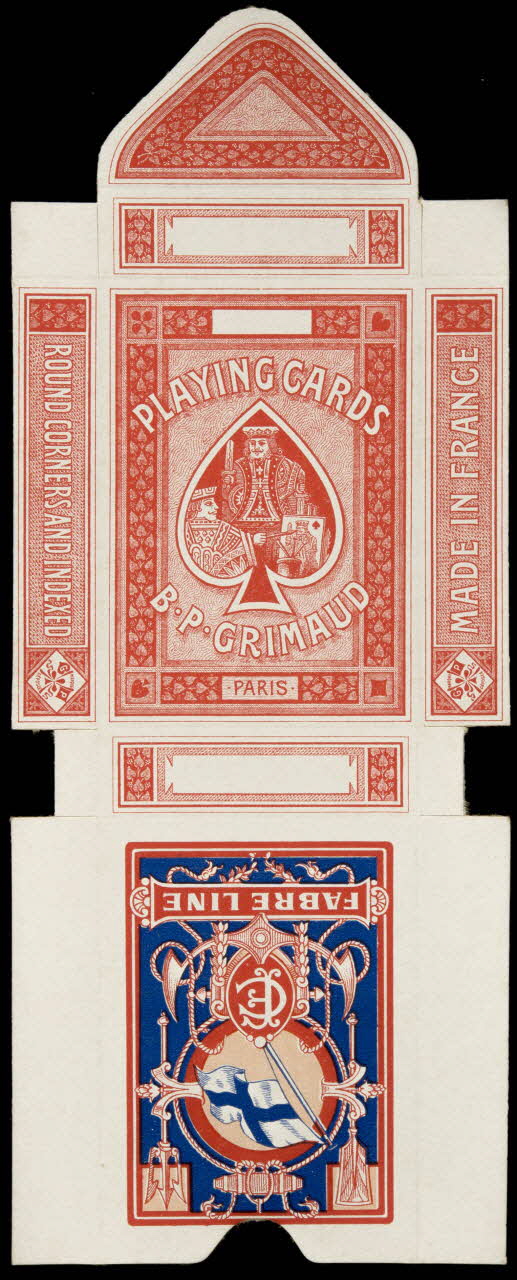cartes à jouer PLAYING CARDS  B.P. GRIMAUD  PARIS 1967.185.808 Photo