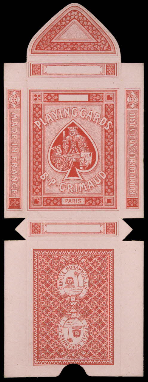 cartes à jouer PLAYING CARDS  B.P. GRIMAUD  PARIS 1967.185.815.1 Photo