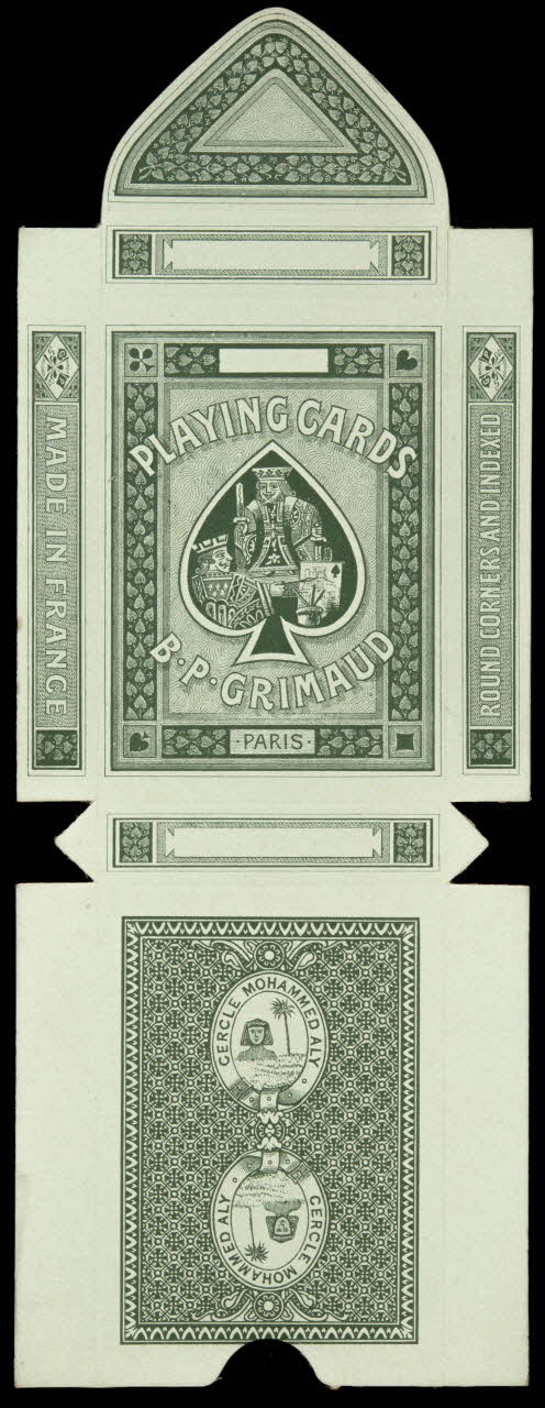 cartes à jouer PLAYING CARDS  B.P. GRIMAUD  PARIS 1967.185.816.1 Photo