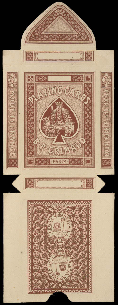 cartes à jouer PLAYING CARDS  B.P. GRIMAUD  PARIS 1967.185.817 Photo