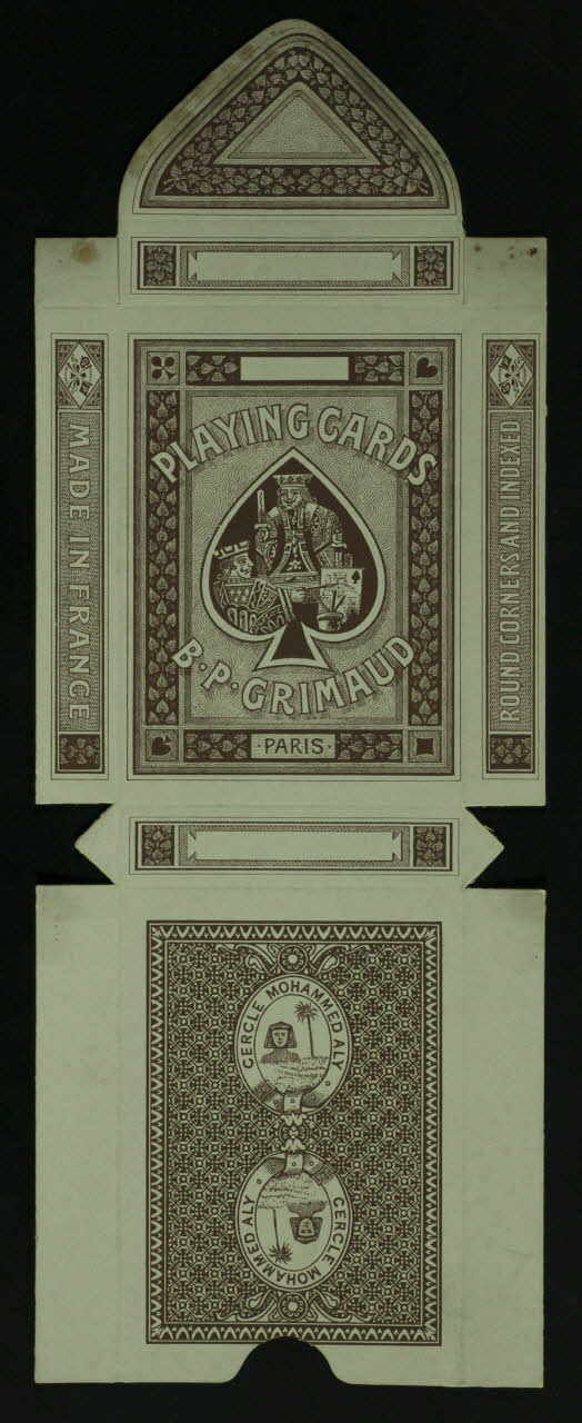 cartes à jouer PLAYING CARDS  B.P. GRIMAUD 1967.185.819.1 Photo
