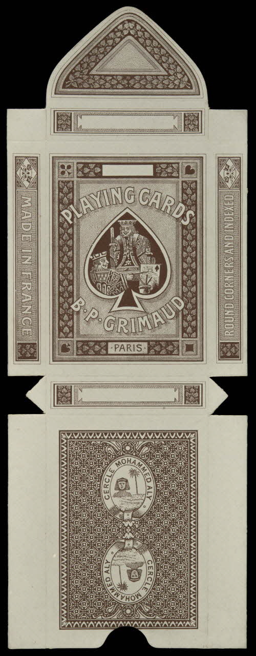 cartes à jouer PLAYING CARDS  B.P. GRIMAUD  PARIS 1967.185.819.2 Photo