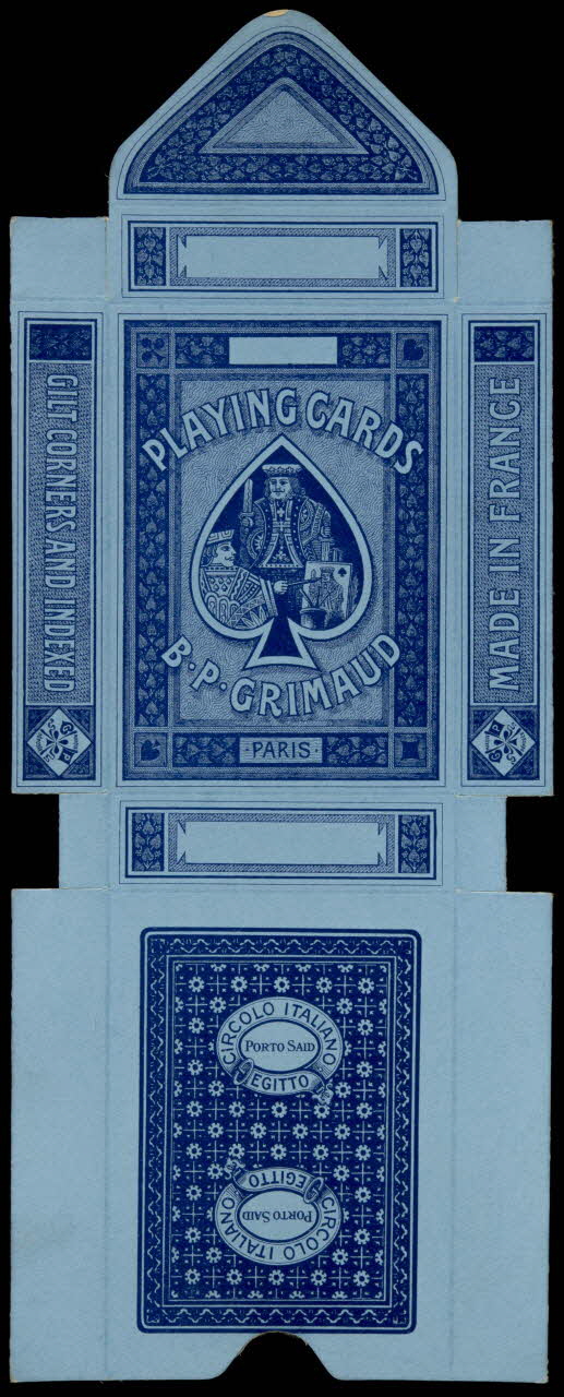 cartes à jouer PLAYING CARDS  B.P. GRIMAUD  PARIS 1967.185.820.3 Photo