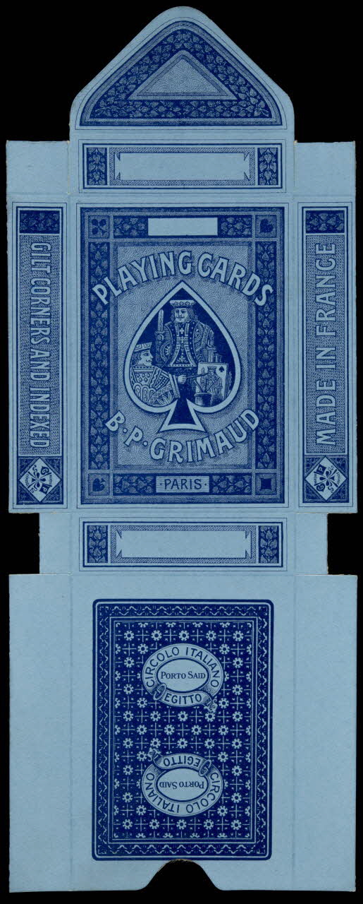 cartes à jouer PLAYING CARDS  B.P. GRIMAUD  PARIS 1967.185.820.6 Photo