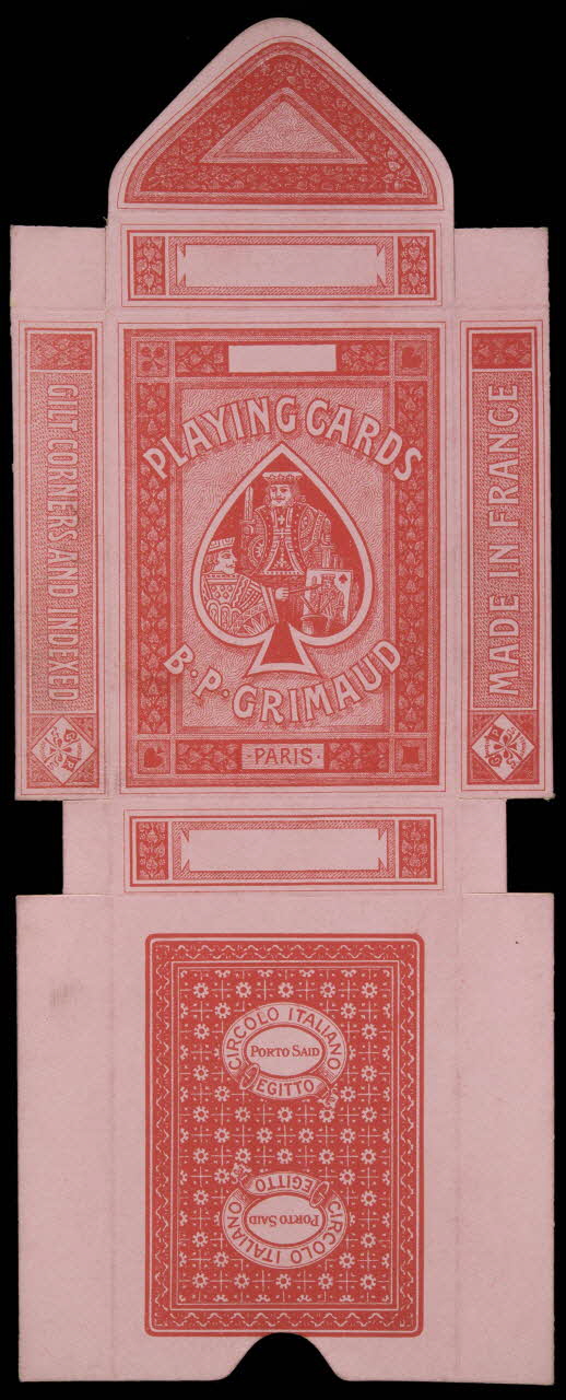 cartes à jouer PLAYING CARDS  B.P. GRIMAUD  PARIS 1967.185.821.2 Photo