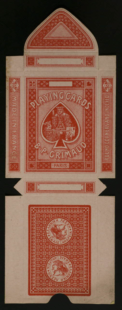 cartes à jouer PLAYING CARDS  B.P GRIMAUD 1967.185.823.1 Photo
