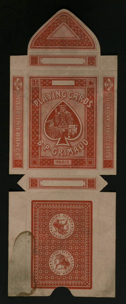 cartes à jouer PLAYING CARDS  B.P. GRIMAUD  PARIS 1967.185.823.2 Photo