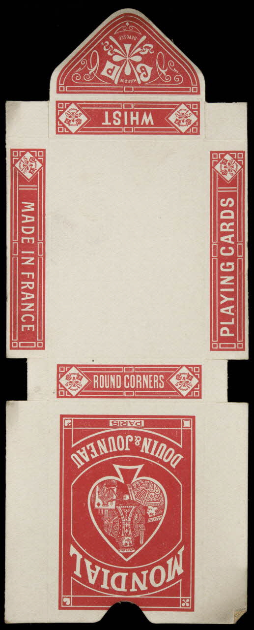 cartes à jouer MONDIAL  DOUIN & JOUNEAU  PARIS 1967.185.835.2 Photo