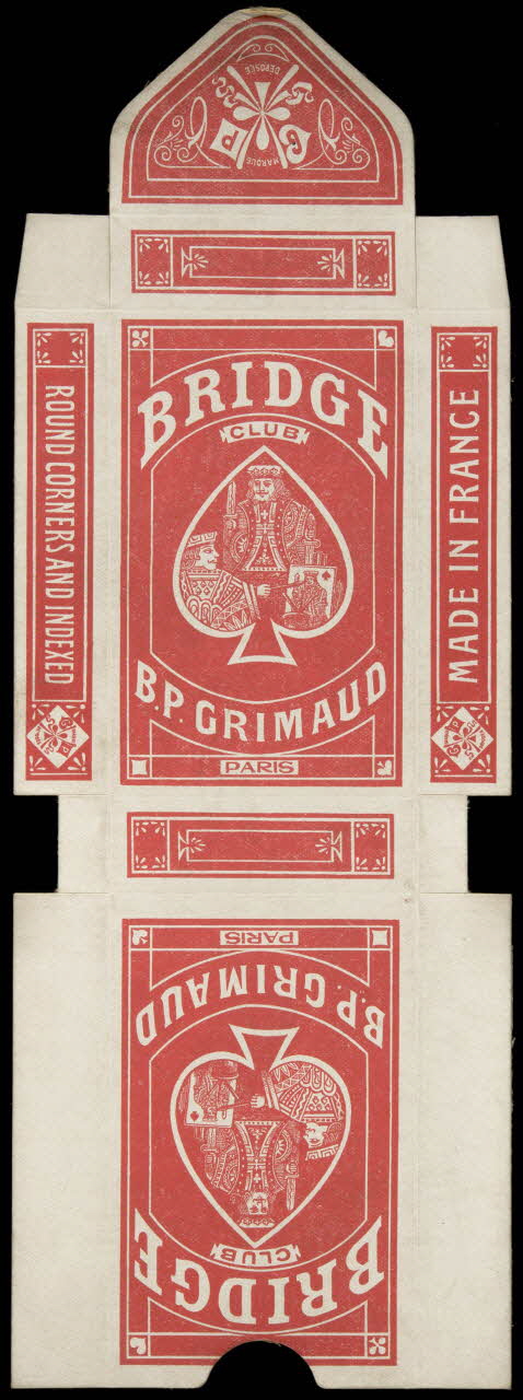 cartes à jouer BRIDGE  CLUB  B.P. GRIMAUD  PARIS 1967.185.839.2 Photo