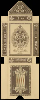 cartes à jouer W.E.WILLIAMS  LONDON. 1967.185.846 Photo