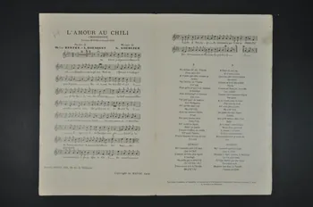 William Burtey ; Gustave Goublier ; Louis Bousquet ; Jacques Mayol ; Charles Mayol chanson petit format Île-de-France, France 1909 1965.177.56 Photo Mucem