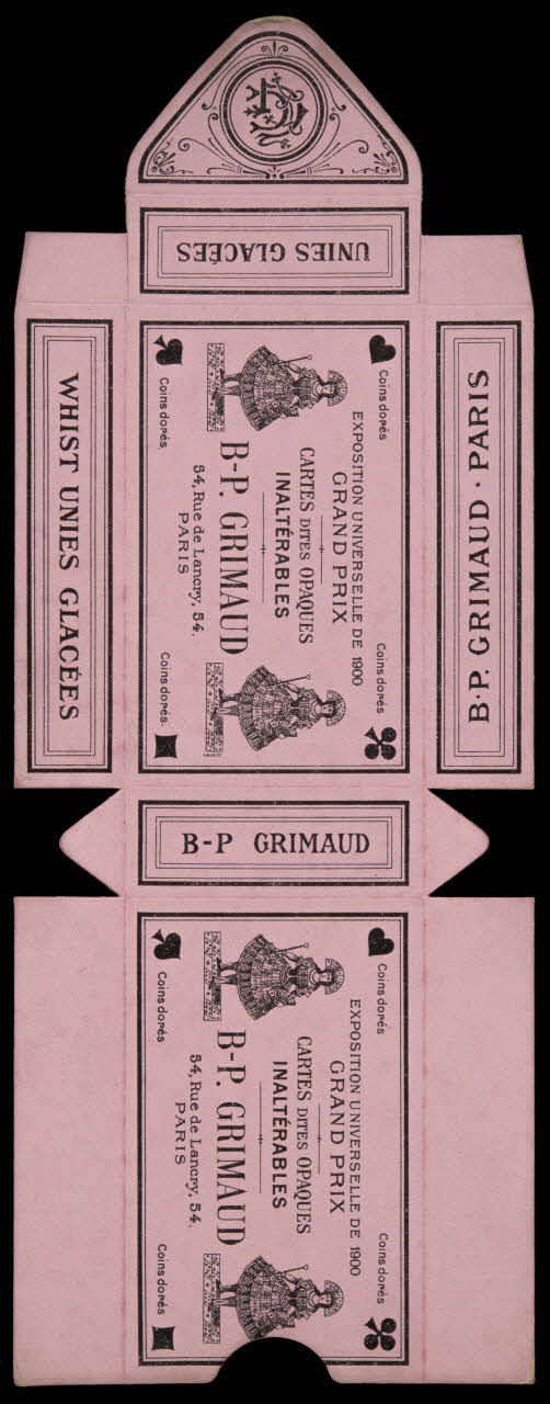 cartes à jouer B-P. GRIMAUD 1967.185.870 Photo