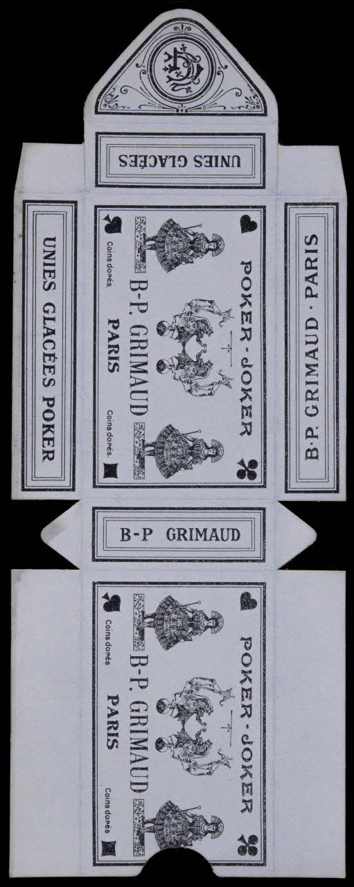 cartes à jouer POKER - JOKER  B-P. GRIMAUD  PARIS 1967.185.871 Photo