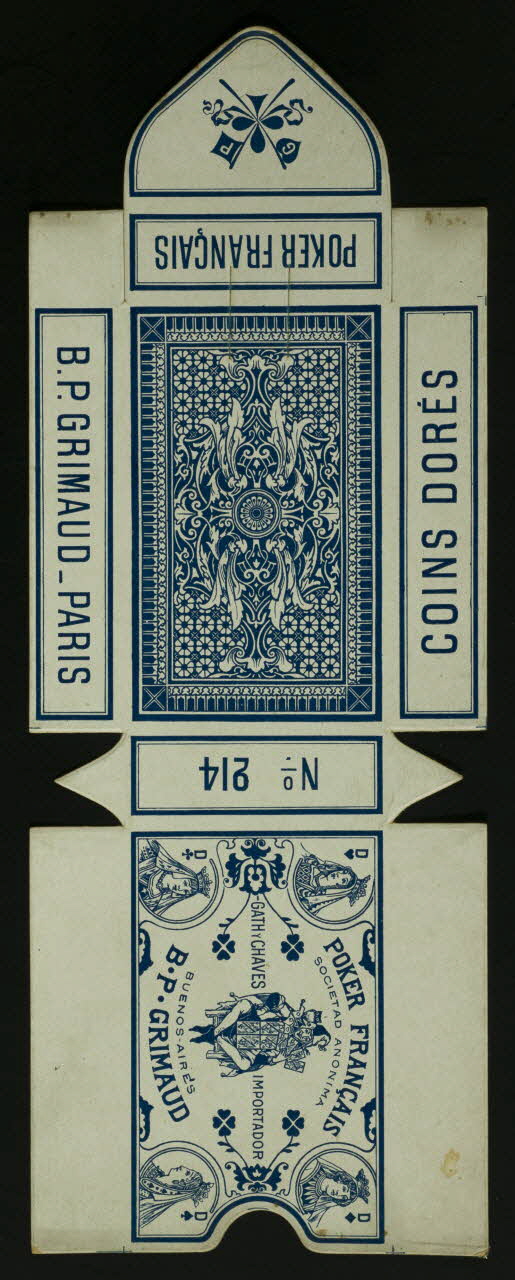 cartes à jouer POKER FRANCAIS  SOCIETAD ANONIMA 1967.185.873 Photo