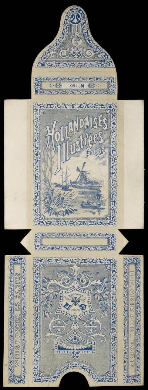 cartes à jouer HOLLANDAISES  Illustrées  POKER 1967.185.882 Photo