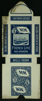 cartes à jouer M.M  FRENCH LINE  MAIL STEAMERS 1967.185.888.1 Photo