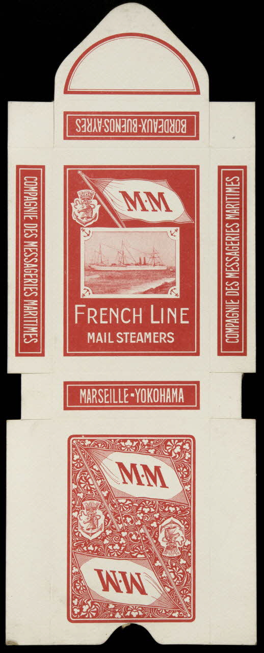 cartes à jouer FRENCH LINE  MAIL STEAMERS 1967.185.889.2 Photo