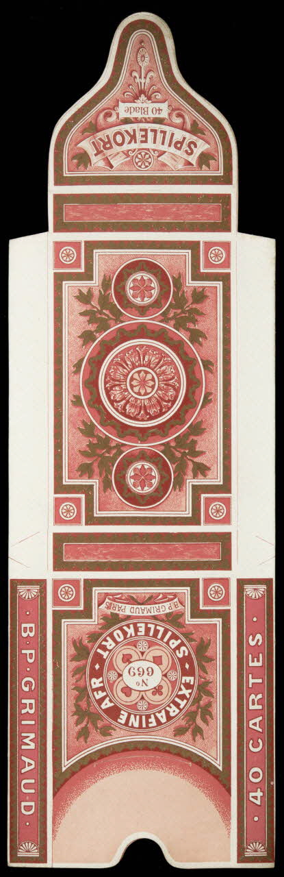 cartes à jouer EXTRAFINE AFR  SPILLEKORT  B.P. GRIMAUD. PARIS 1967.185.894.2 Photo