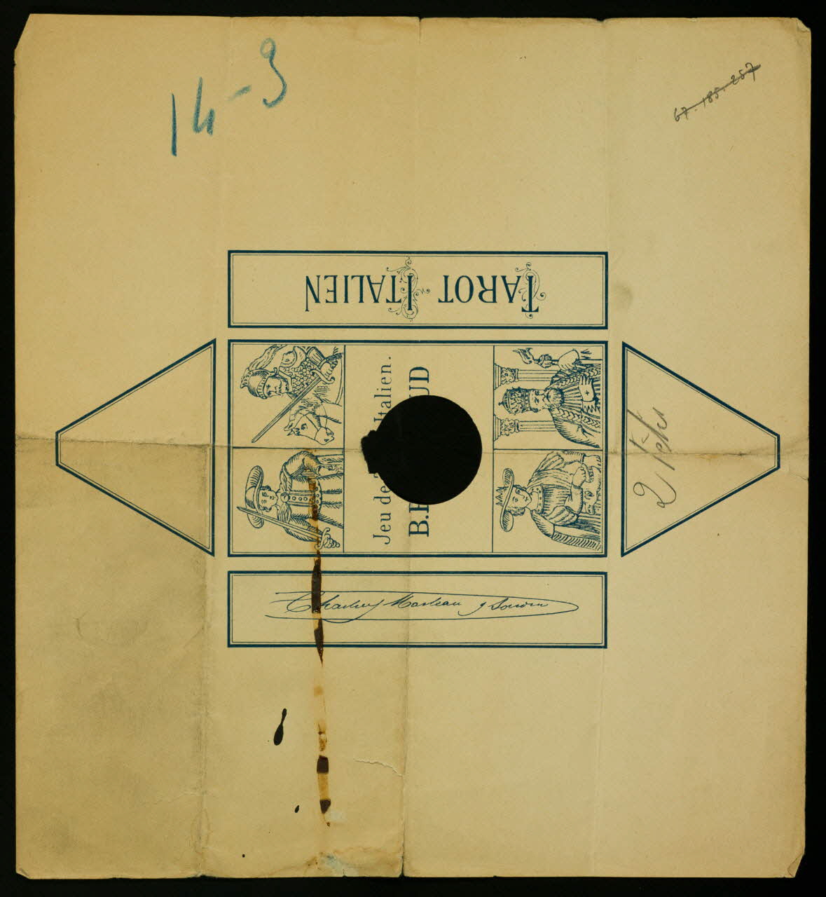 estampe TAROT ITALIEN 1967.185.903 Photo