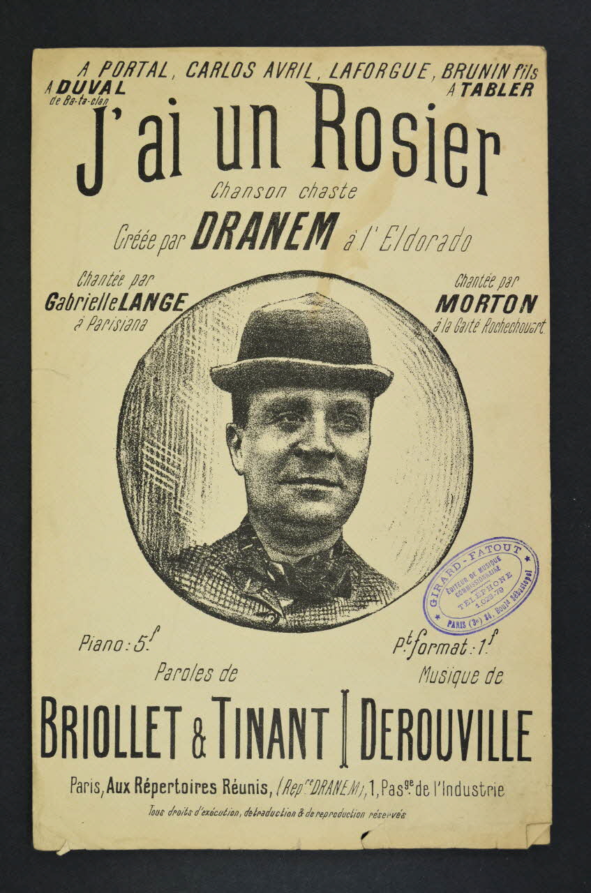 chanson petit format 1965.177.60 Photo Mucem