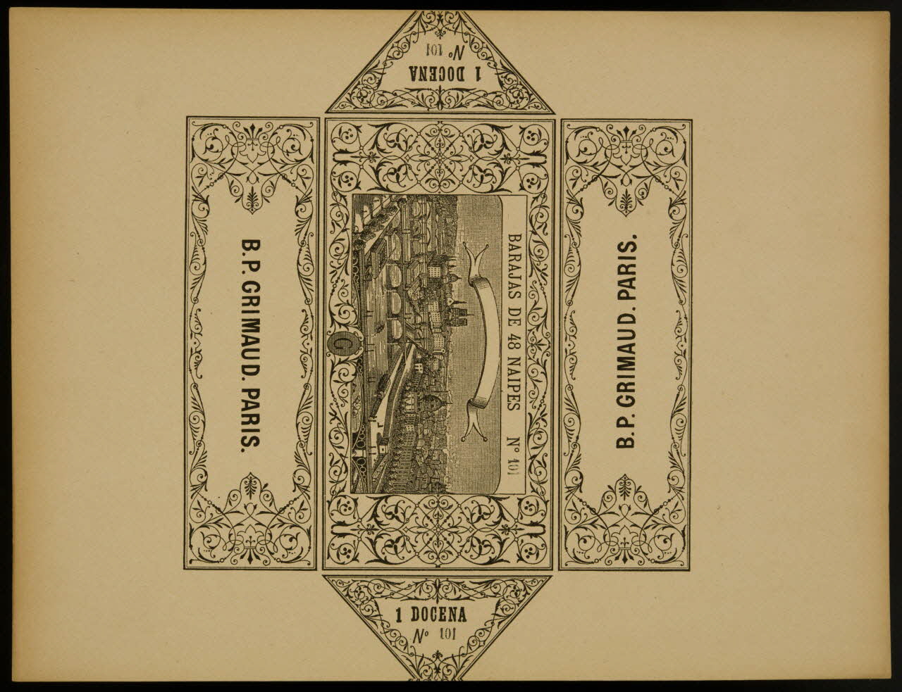 estampe Emballage de cartes à jouer Grimaud 1967.185.910.1 Photo